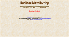 Desktop Screenshot of benlinco.com